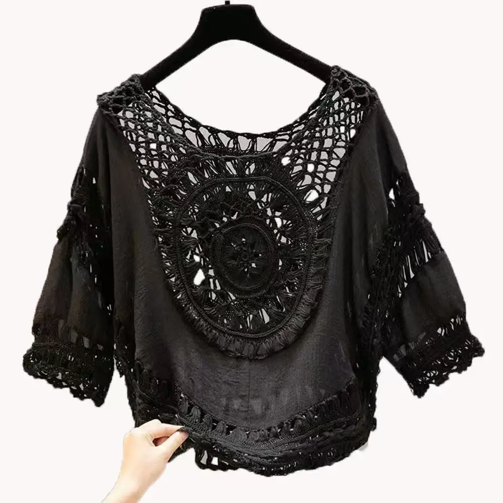 Sexy Hook Hollow Knitted Beach Top 2025 - Image 3