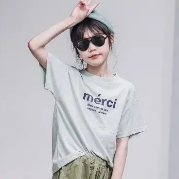 Girls Loose Straight Pants Medium Large Spring Summer Casual Pants - Image 2