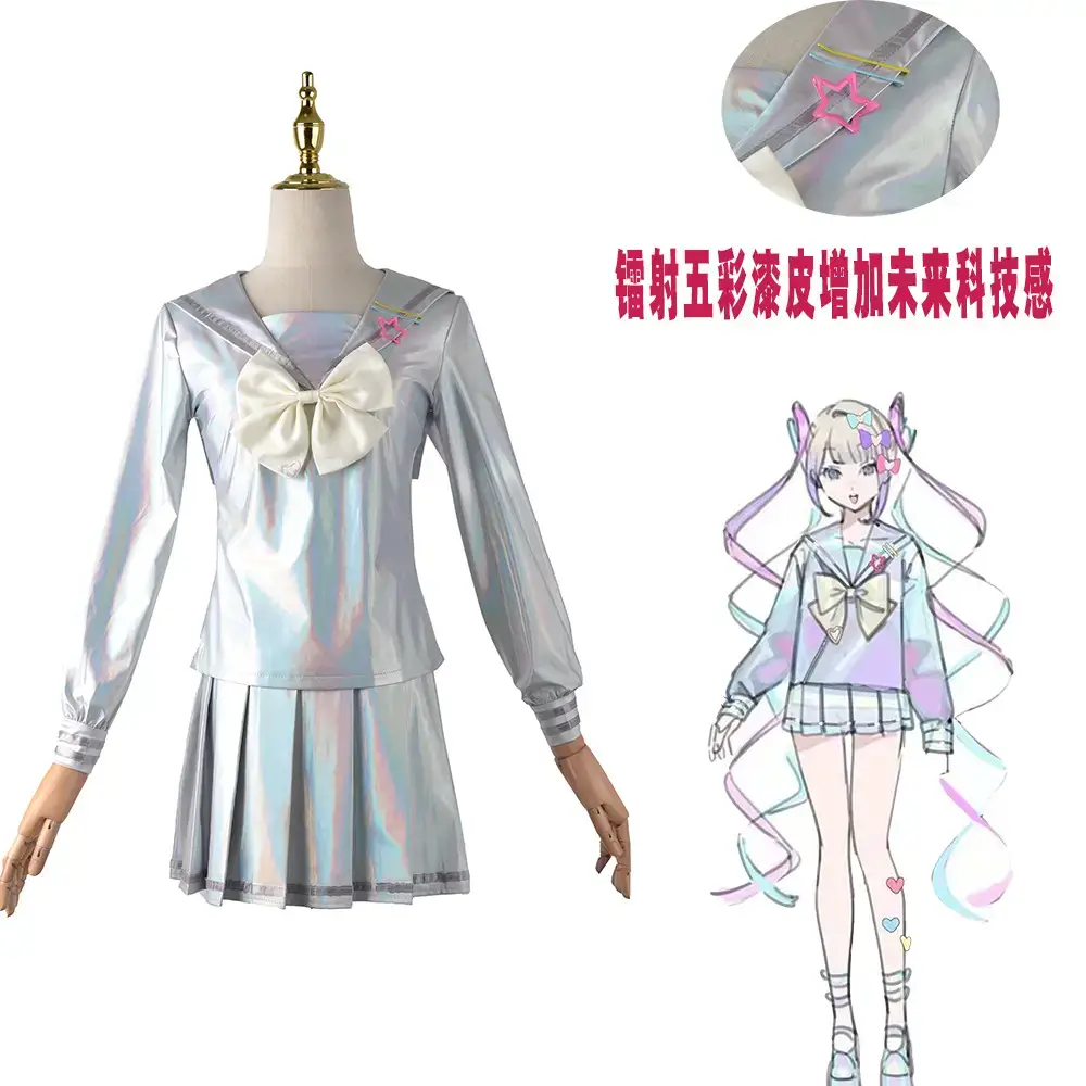 Cosplay Dress for Women Red Black Skirt Set