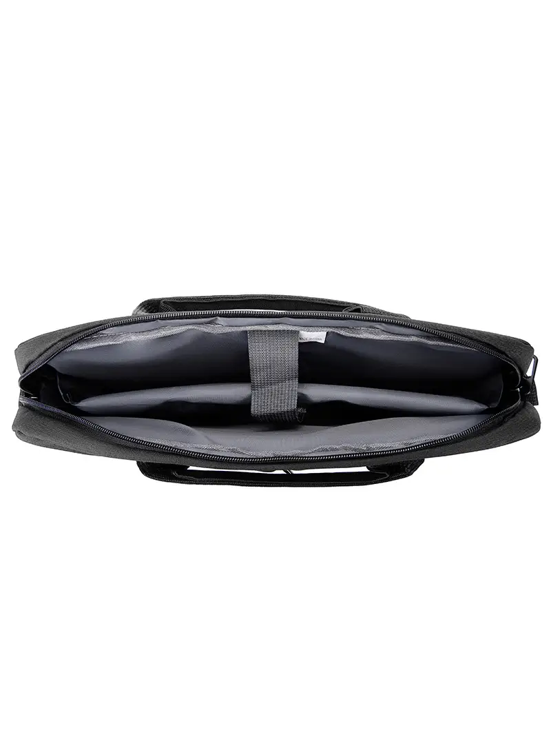Men's Black Business Shoulder Bag Large Computer Bag