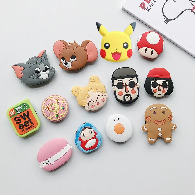 Cute Cartoon Silicone Mobile Phone Airbag Bracket Lazy Man Mouse Cat Folding Mobile Phone Bracket - Image 40