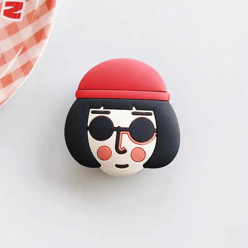 Cute Cartoon Silicone Mobile Phone Airbag Bracket Lazy Man Mouse Cat Folding Mobile Phone Bracket - Image 20
