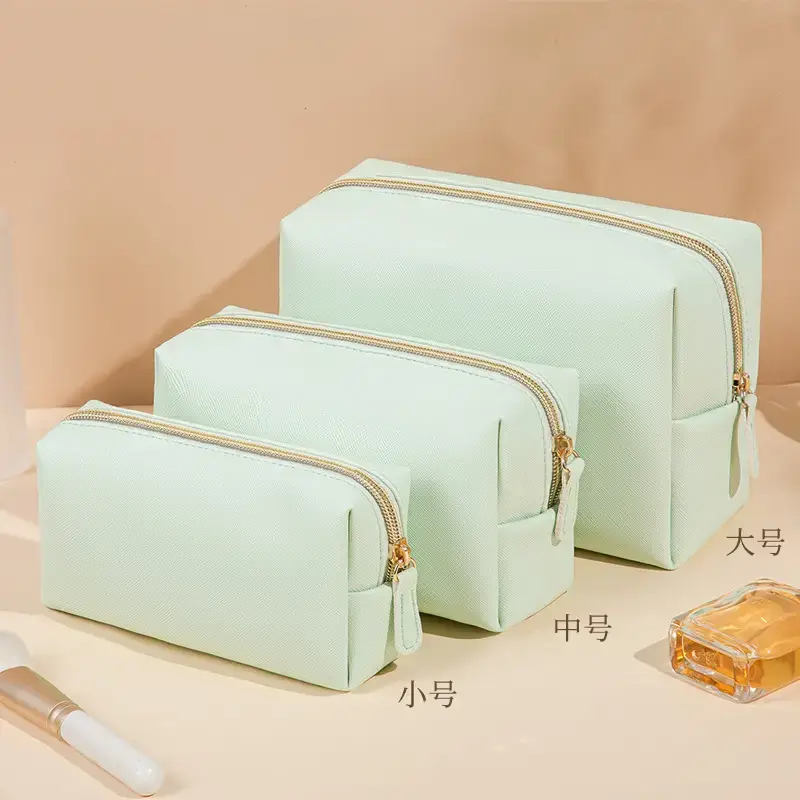 Women's Pink Octagonal Travel Cosmetic Bag - Image 20