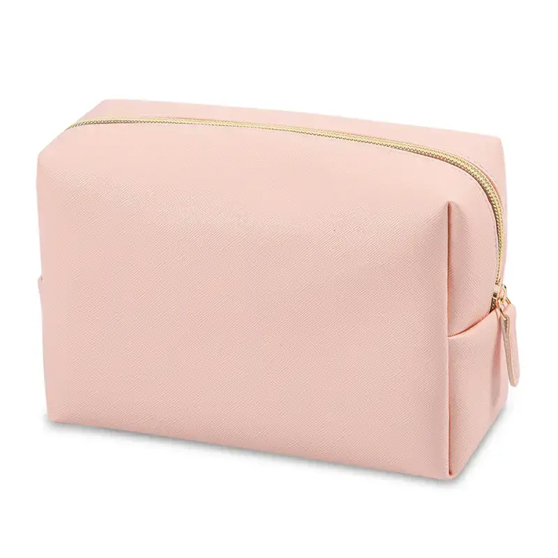 Women's Pink Octagonal Travel Cosmetic Bag - Image 3