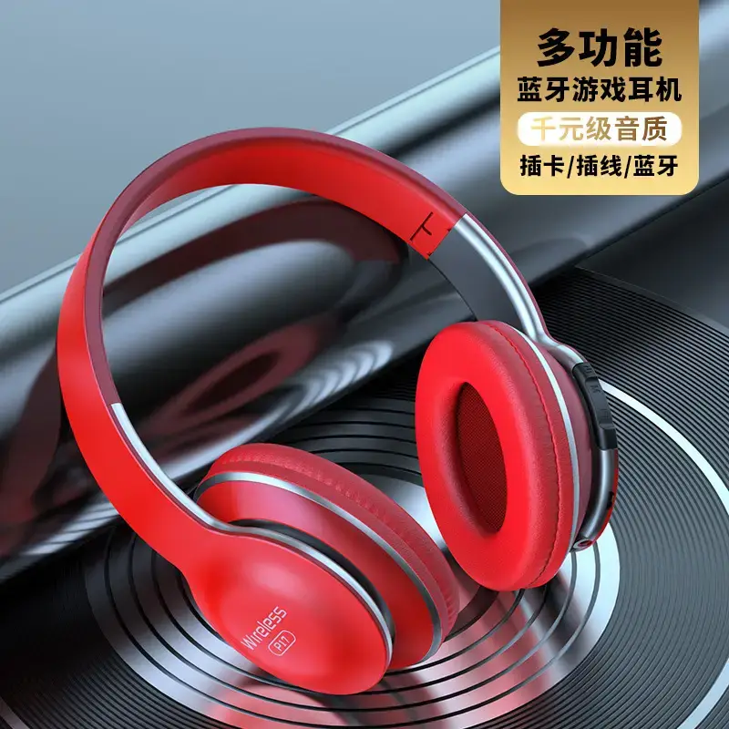 Wireless Bluetooth Headset Red Game Class - Image 4