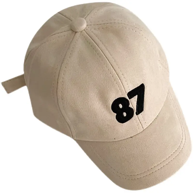 Autumn Baby Cap for Boys 1-2Yr Winter Soft Beige