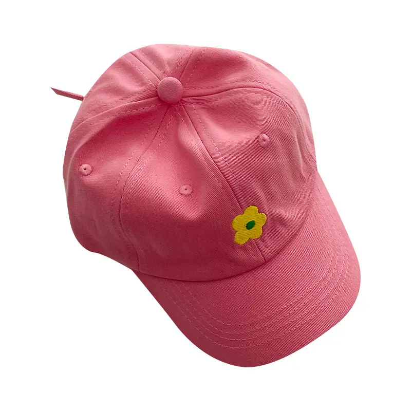 Kids Baseball Caps for 1-3 Years Adjustable Flower Design - Image 8