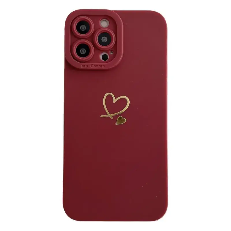 Angel Eye Love iPhone15 Phone Case Red 13 Protective Case