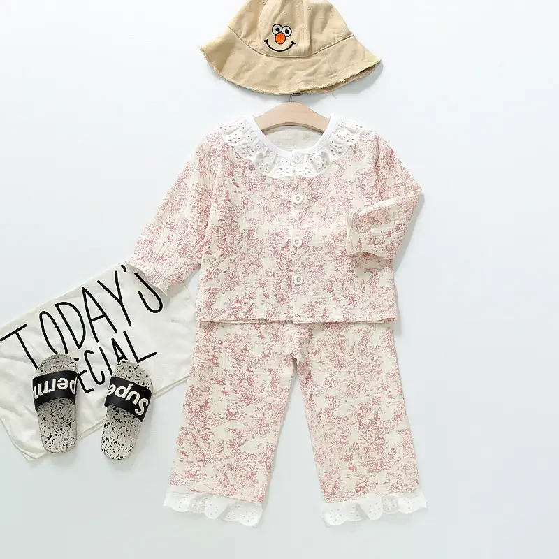 Kids Cotton Bear Pajamas Set for Boys Girls - Image 16
