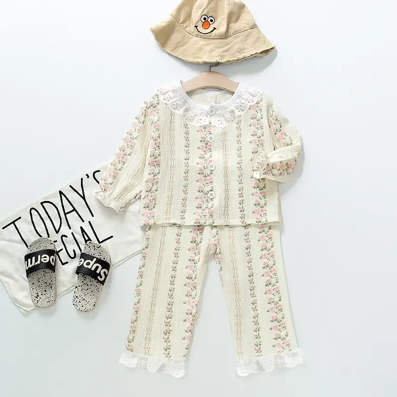 Kids Cotton Bear Pajamas Set for Boys Girls - Image 19