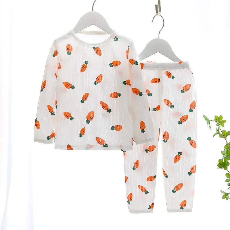 Kids Cotton Bear Pajamas Set for Boys Girls - Image 29