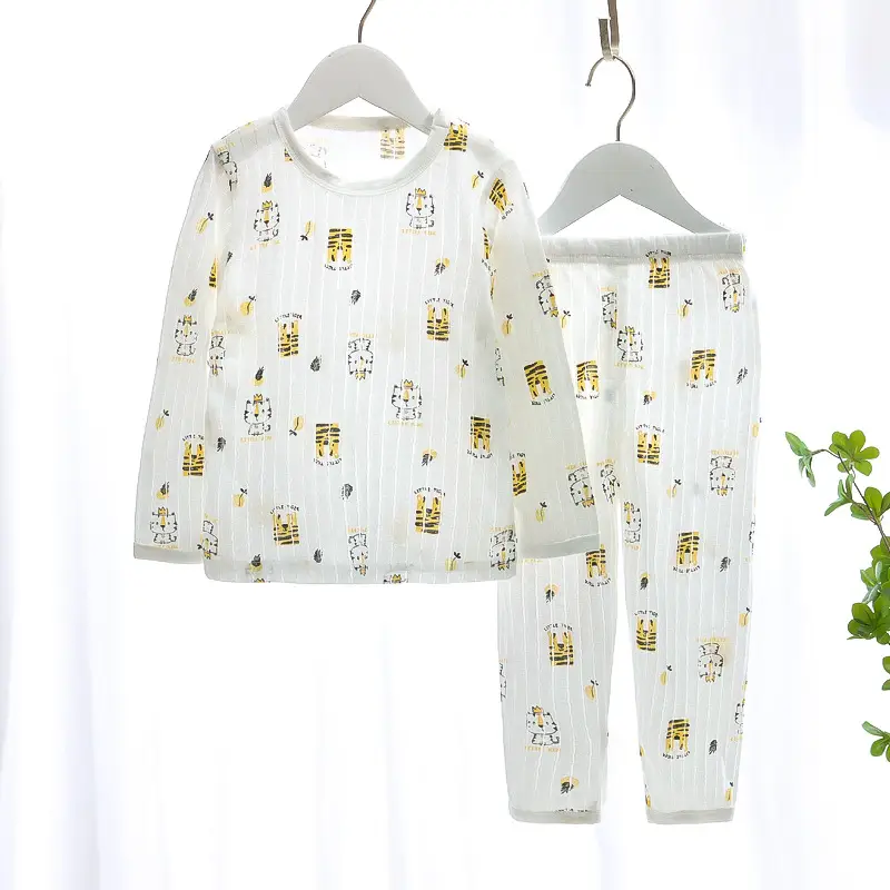 Kids Cotton Bear Pajamas Set for Boys Girls - Image 32
