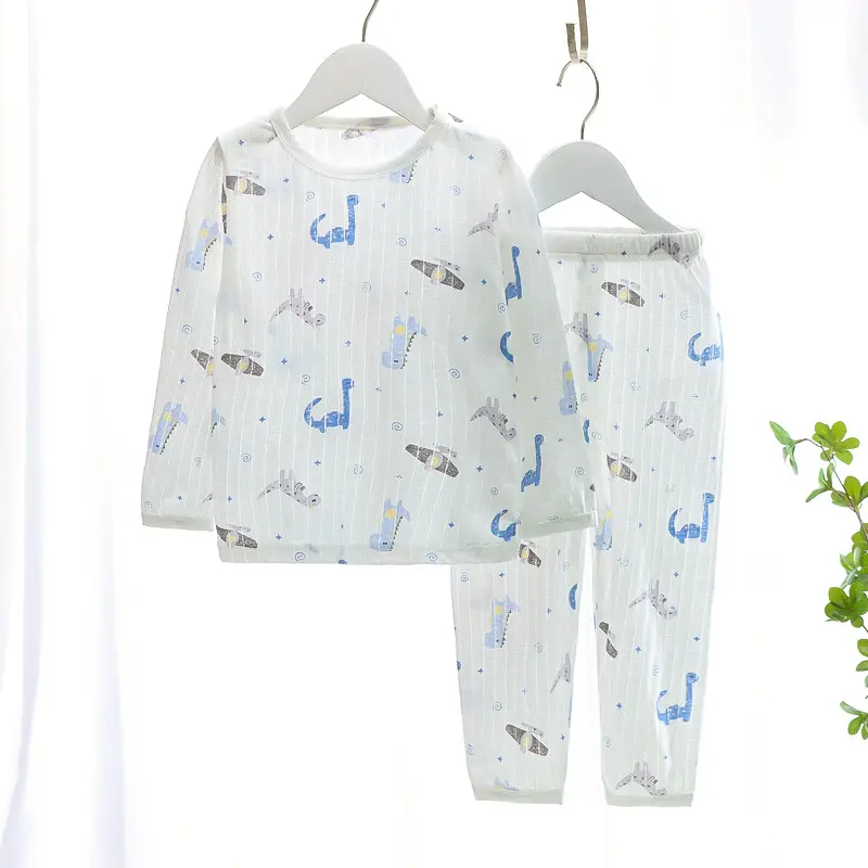 Kids Cotton Bear Pajamas Set for Boys Girls - Image 33