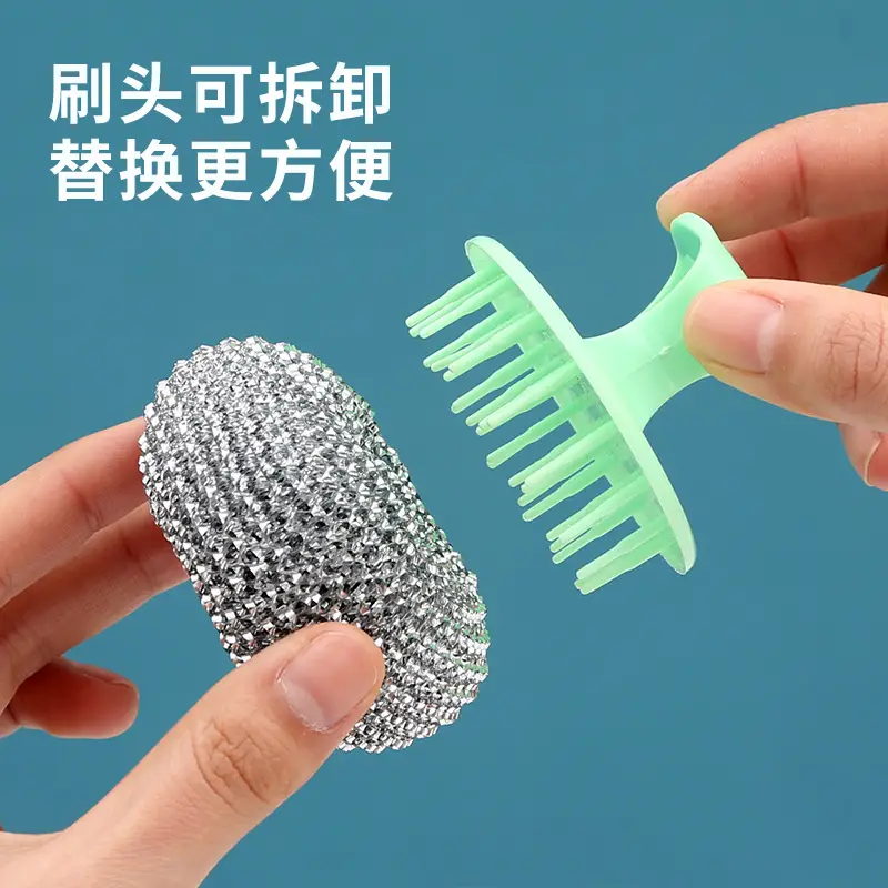 Kitchen Stainless Steel Wire Brush with Handle