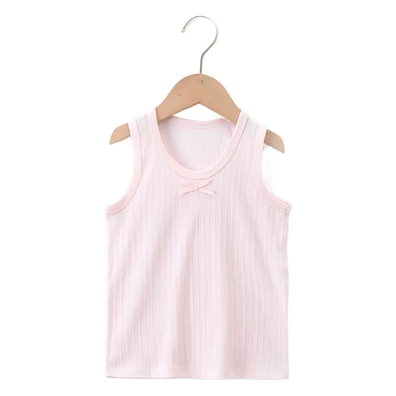 Pure Cotton Baby Vest 2-Piece Set Light Blue
