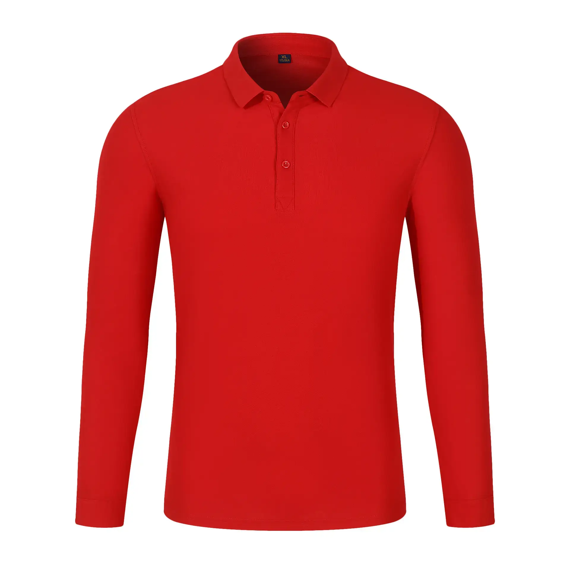 High Quality Double Bead Polo Shirt Navy Solid Color - Image 2
