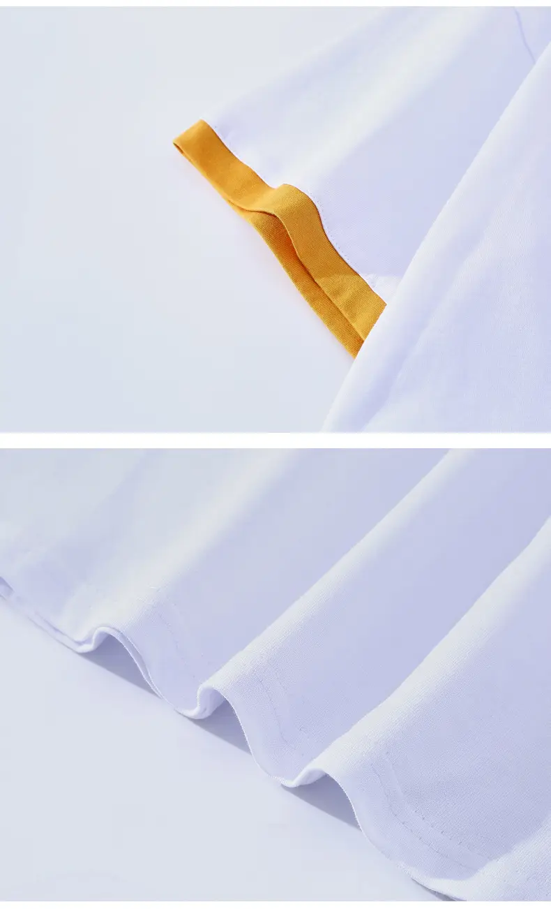 White Mango Yellow Polo Shirt Short Sleeve — feature 12