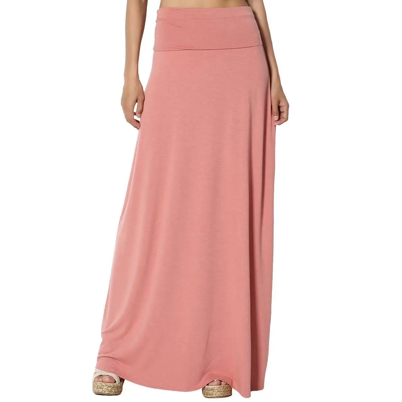 High Waist Hip Half Body Skirt Maroon Black White Grey - Image 10