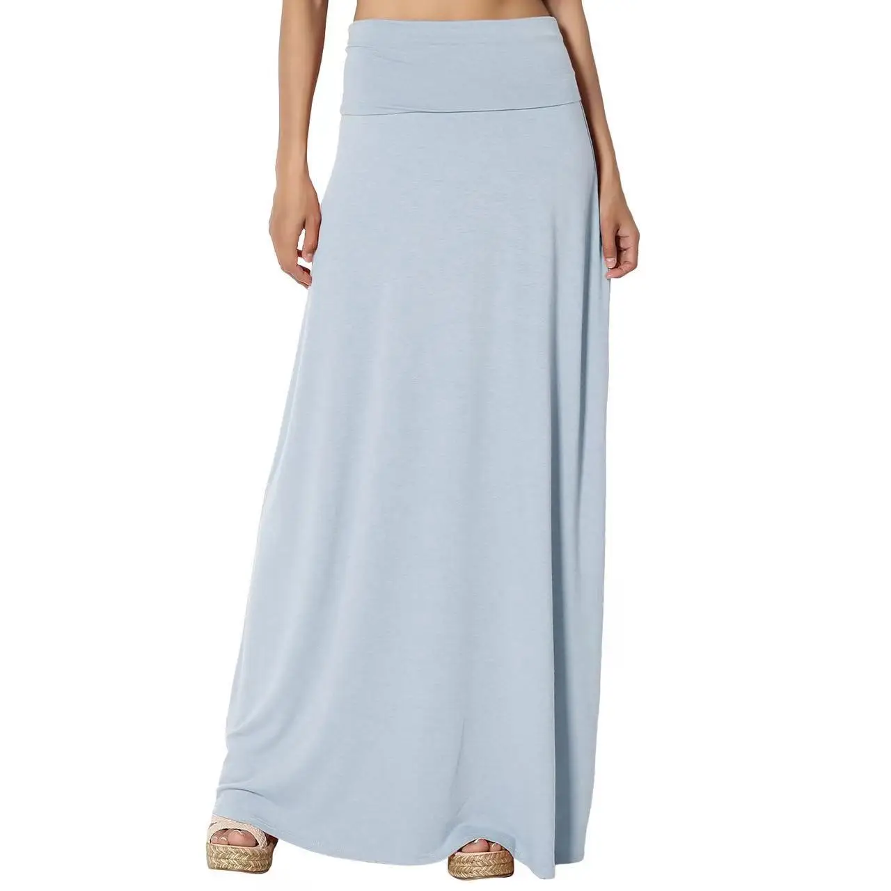 High Waist Hip Half Body Skirt Maroon Black White Grey - Image 7