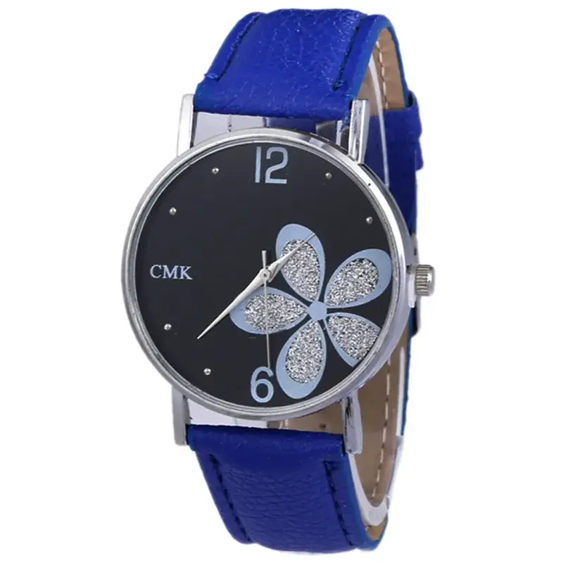 Women's Green Butterfly Glitter Quartz Watch