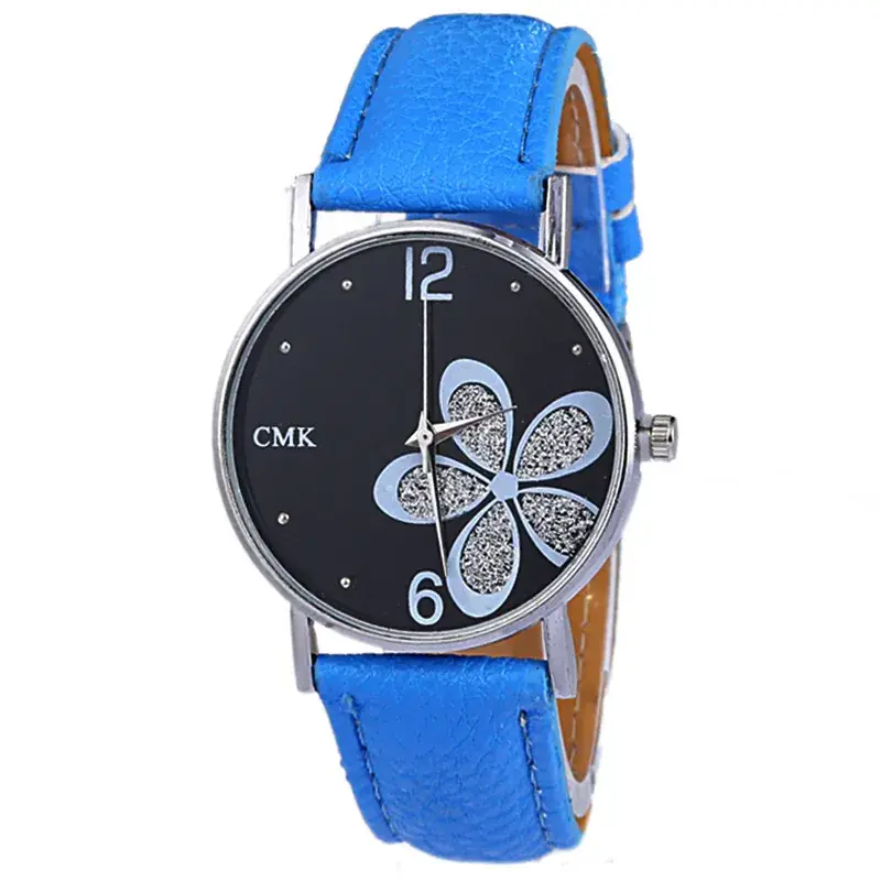 Women's Green Butterfly Glitter Quartz Watch