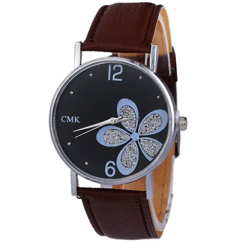Women's Green Butterfly Glitter Quartz Watch