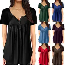Black Lace Chiffon Wave V-Neck Dress for Women — feature 3