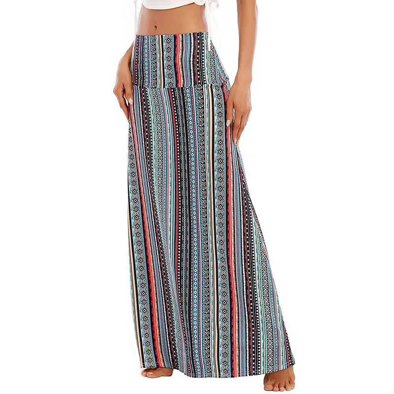 2023 Printed High Waist Swing Skirt for Women Large - Image 2