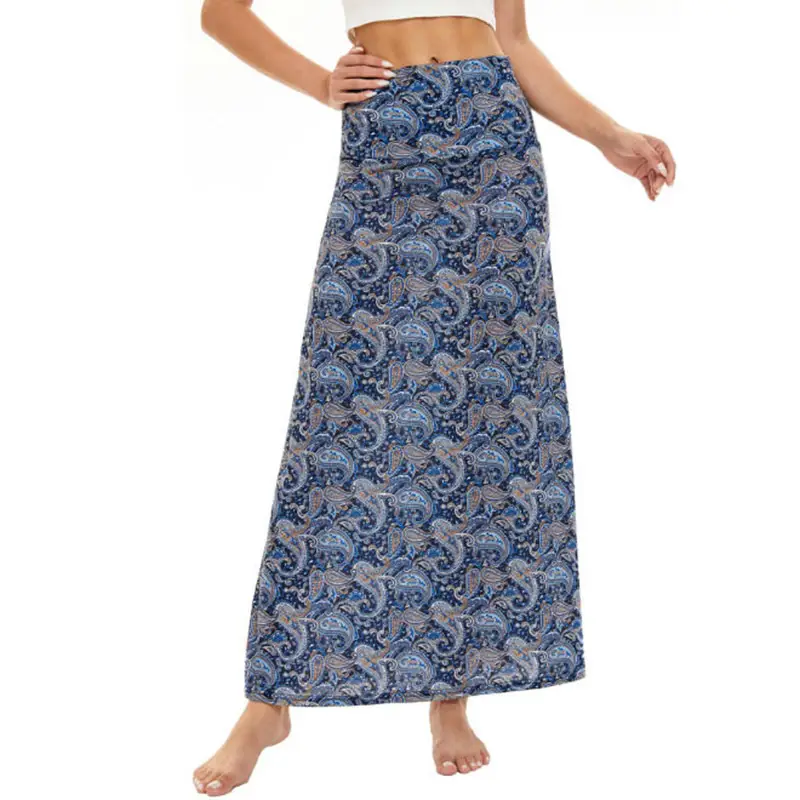 2023 Printed High Waist Swing Skirt for Women Large - Image 6