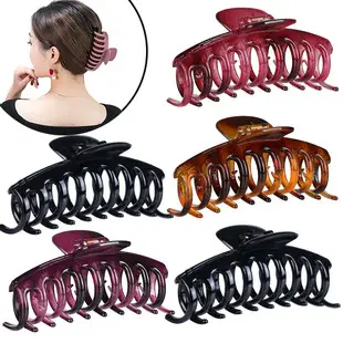 Five Half Round Plastic Hairpin Clips 12" — feature 2