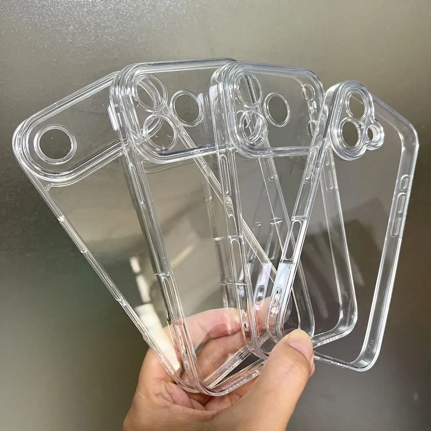 Clear All-Back & Edge iPhone 16PROMAX Cases