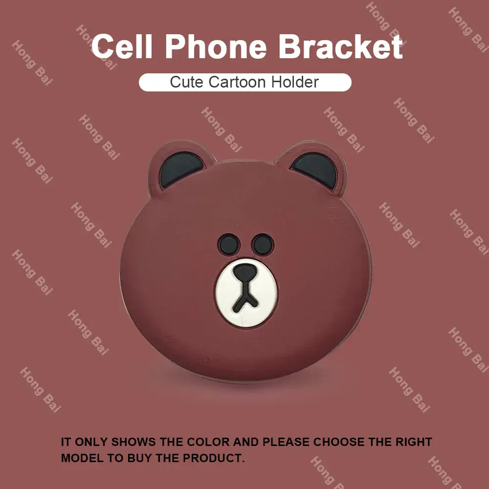 Cute Cartoon Airbag Holder for Mobile Phone - Image 17