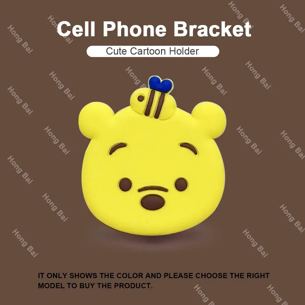 Cute Cartoon Airbag Holder for Mobile Phone - Image 20