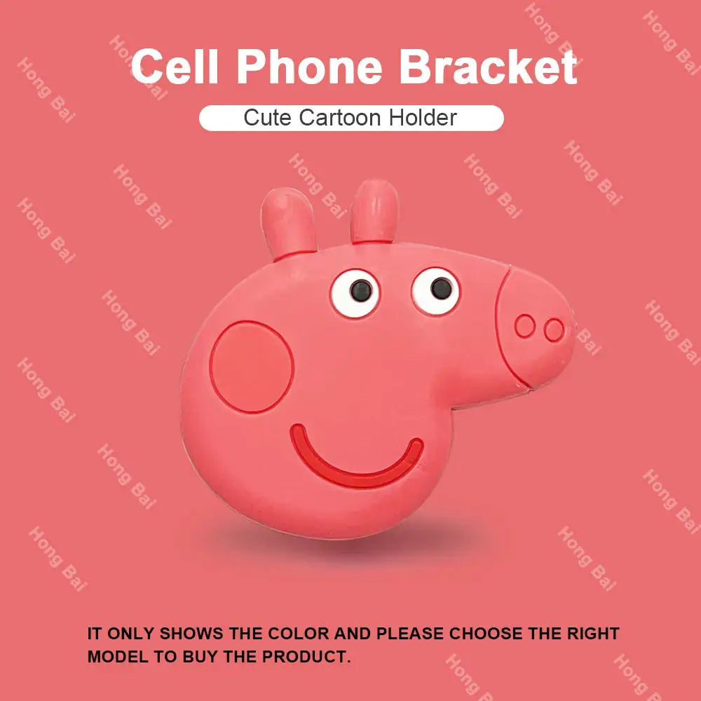 Cute Cartoon Airbag Holder for Mobile Phone - Image 25