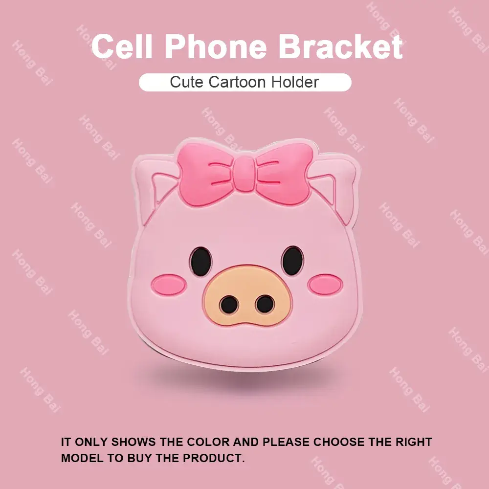 Cute Cartoon Airbag Holder for Mobile Phone - Image 26