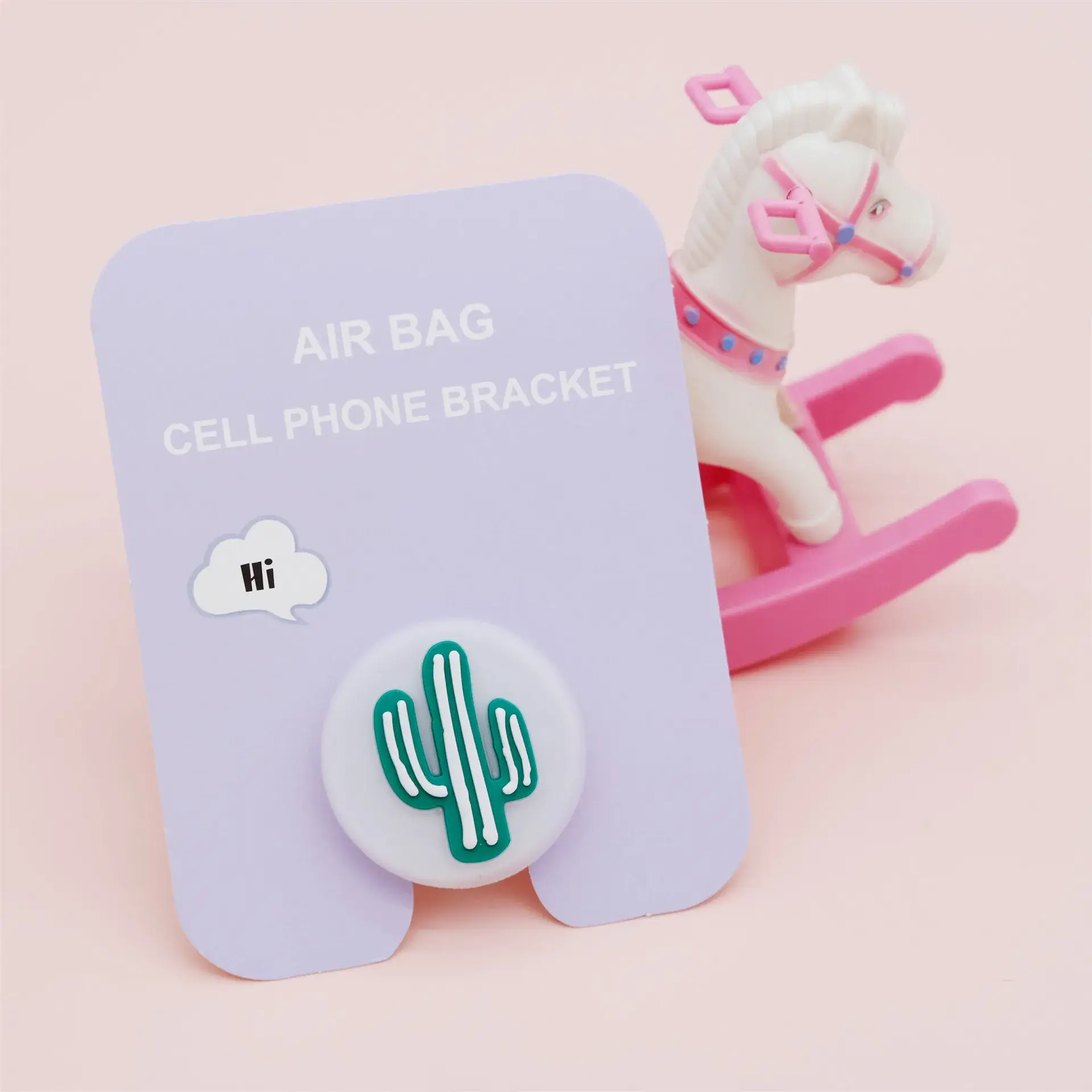 Cute Cartoon Airbag Holder for Mobile Phone - Image 60