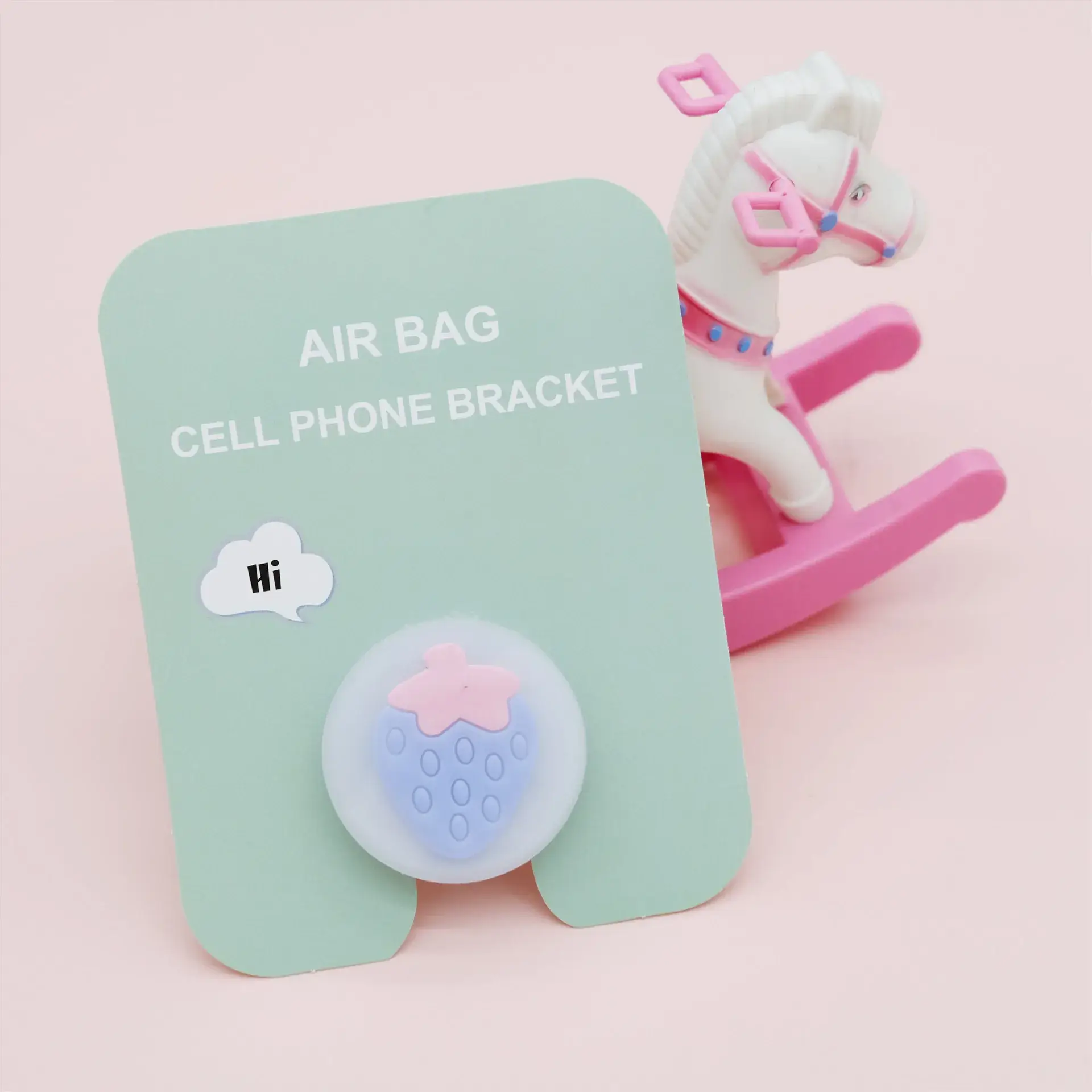 Cute Cartoon Airbag Holder for Mobile Phone - Image 64