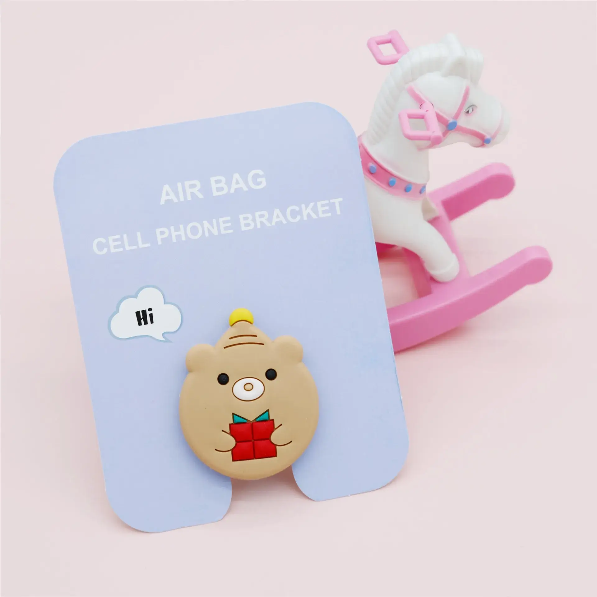 Cute Cartoon Airbag Holder for Mobile Phone - Image 67