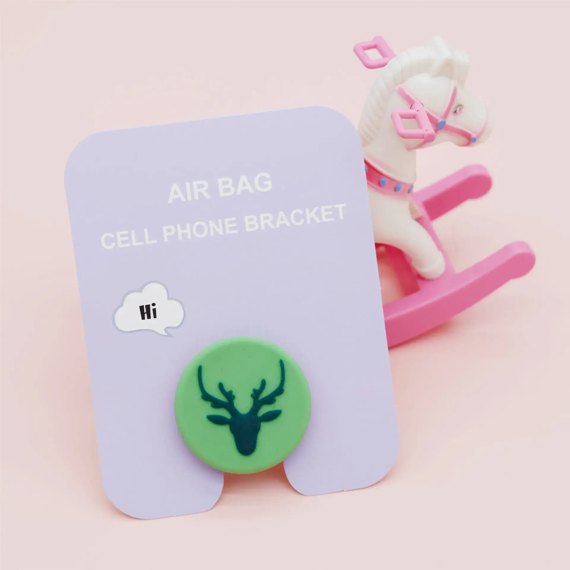 Cute Cartoon Airbag Holder for Mobile Phone - Image 70