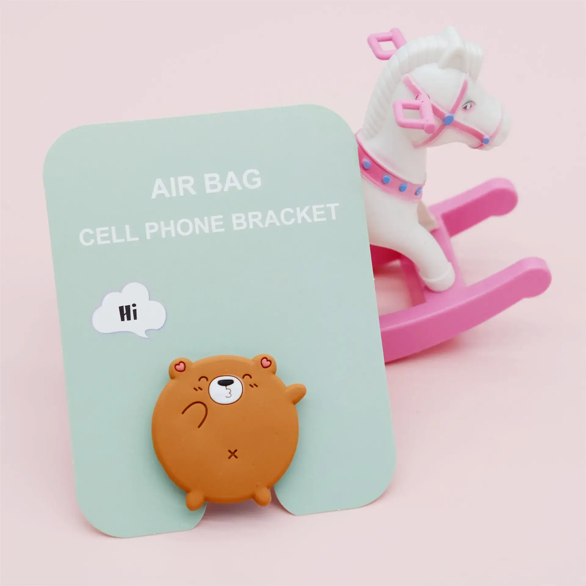 Cute Cartoon Airbag Holder for Mobile Phone - Image 75