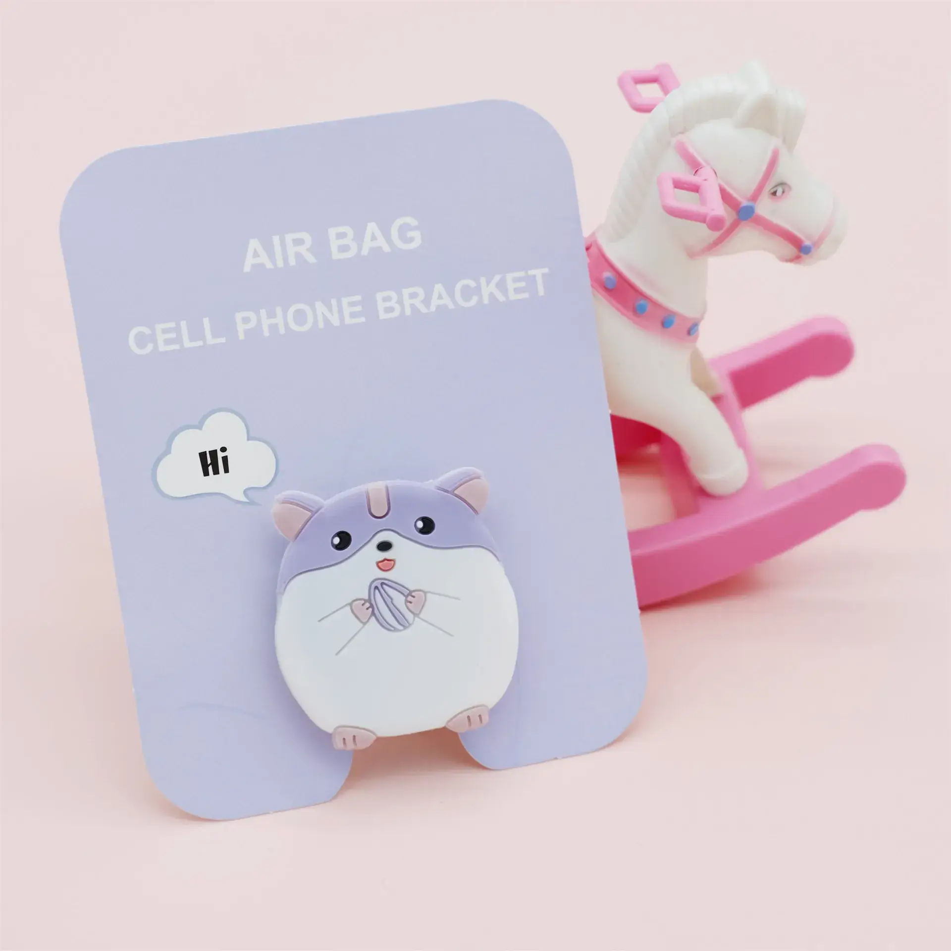 Cute Cartoon Airbag Holder for Mobile Phone - Image 82