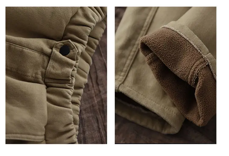 Women's 2023 Thick Velvet Harlan Pants Solid Beige — feature 2