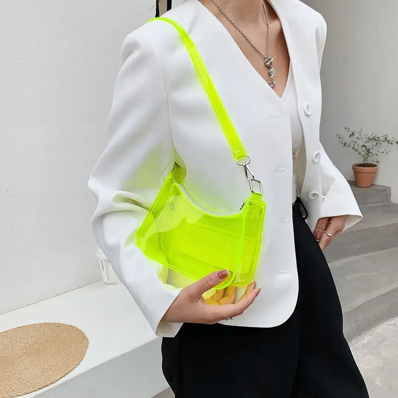 Transparent Korean Style Shoulder Bag for Women - Image 9