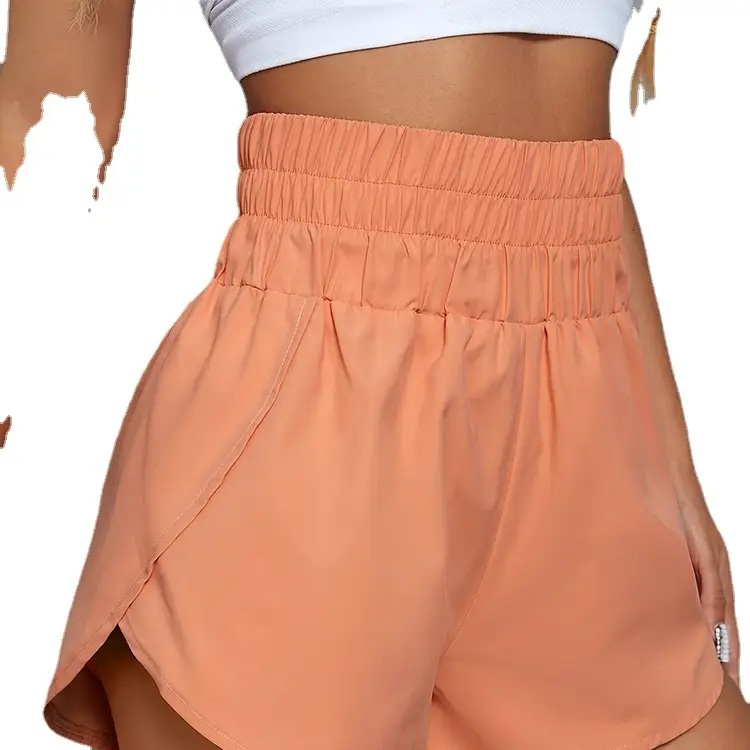 2022 Green High Waist Elastic Shorts for Women - Image 13
