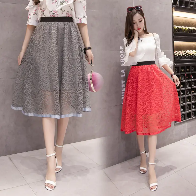 White Lace Skirt for Women Summer New Style - Image 7