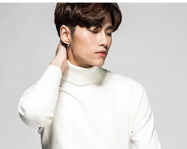 Men's 2023 Solid Color Turtleneck Pullover Sweater — feature 5