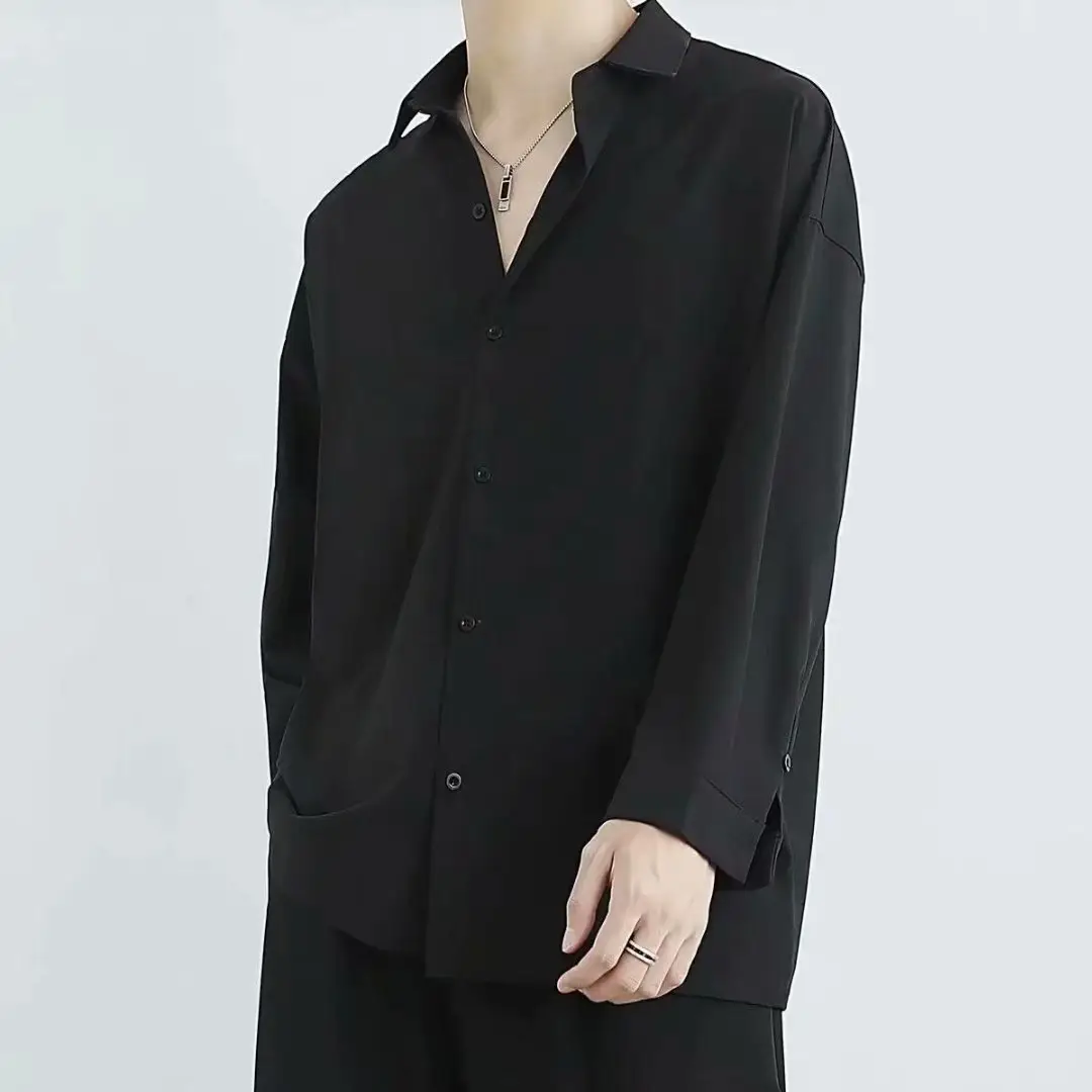 New Arrival Autumn Shirt Men's Long-Sleeved Autumn Korean Style Fashionable Duffian Handsome Men's Coat Casual Men's Autumn Shirt - Image 2