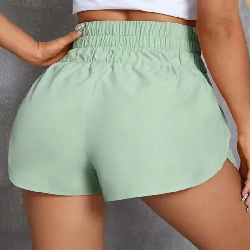 2022 High-Waisted Blue Women's Shorts Casual Elastic - Image 15