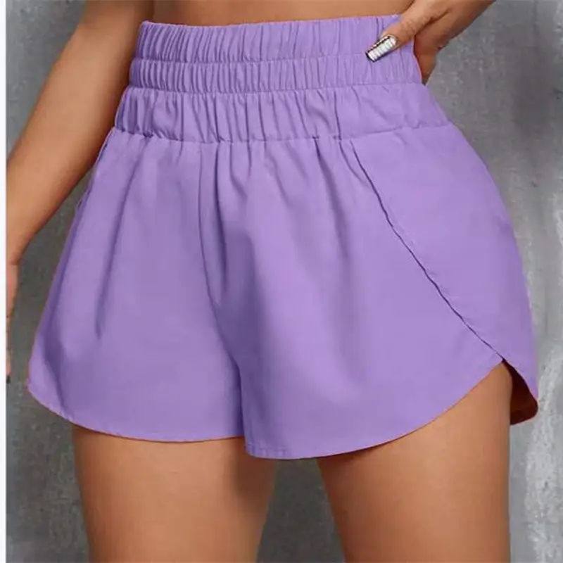 2022 High-Waisted Blue Women's Shorts Casual Elastic - Image 16