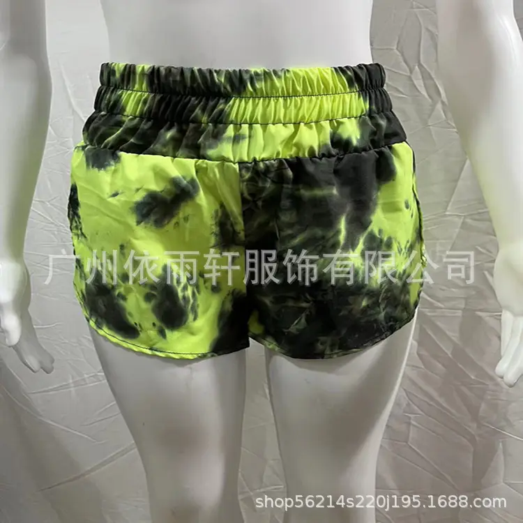 2022 High-Waisted Blue Women's Shorts Casual Elastic - Image 10
